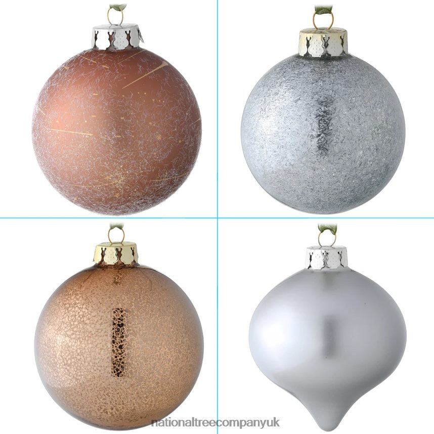 decoration | National Tree Company 20-Piece Christmas Tree Ornament Set Yuletide Glam Collection F2L4F519